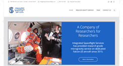 Desktop Screenshot of integratedspaceflight.com